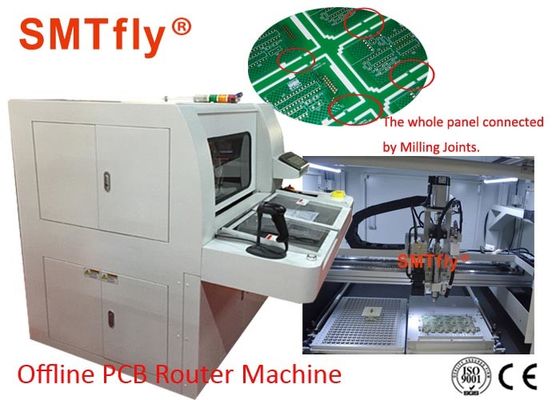 China Handlading die de Router Machine Geautomatiseerd SMTfly-F01-S leegmaken van PCB Depaneling leverancier