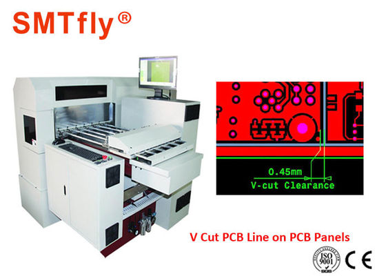 0,4 Mm - het Groeven van 3,2 Mm V Machine voor PCB-Comité ±0.05mm Hoogte SMTfly-YB630 leverancier